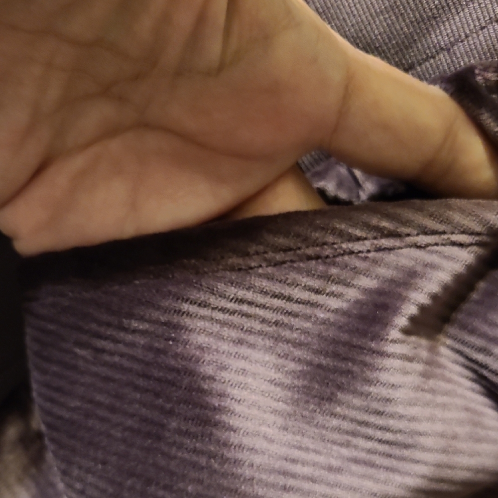 Purple Satin Drawstring Pants - Picture 5 of 5